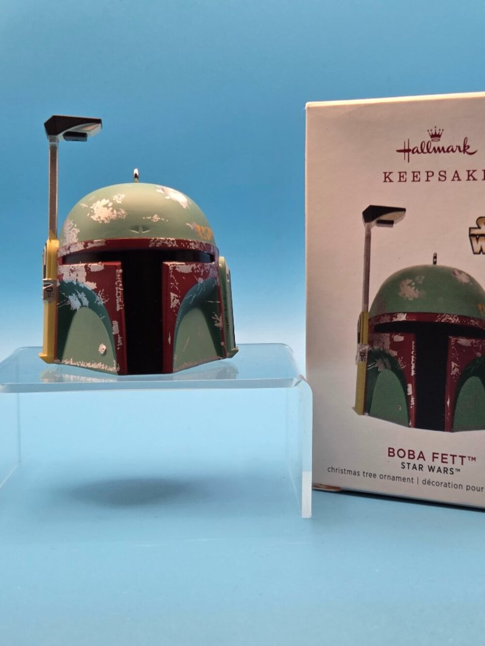 Hallmark Keepsake Ornament 2019 "Boba Fett" Star Wars - Like New